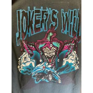 Vintage 1995 Rollin Hard Jokers Wild Murina T-Shirt XL Made in USA Single Stitch